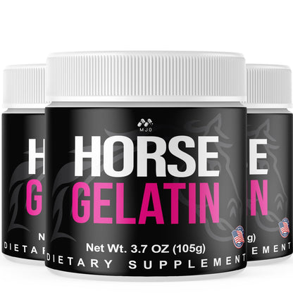 Horse Gelatin for Men Powder, Horse Gelatin Men's Supplement, 30 Servings