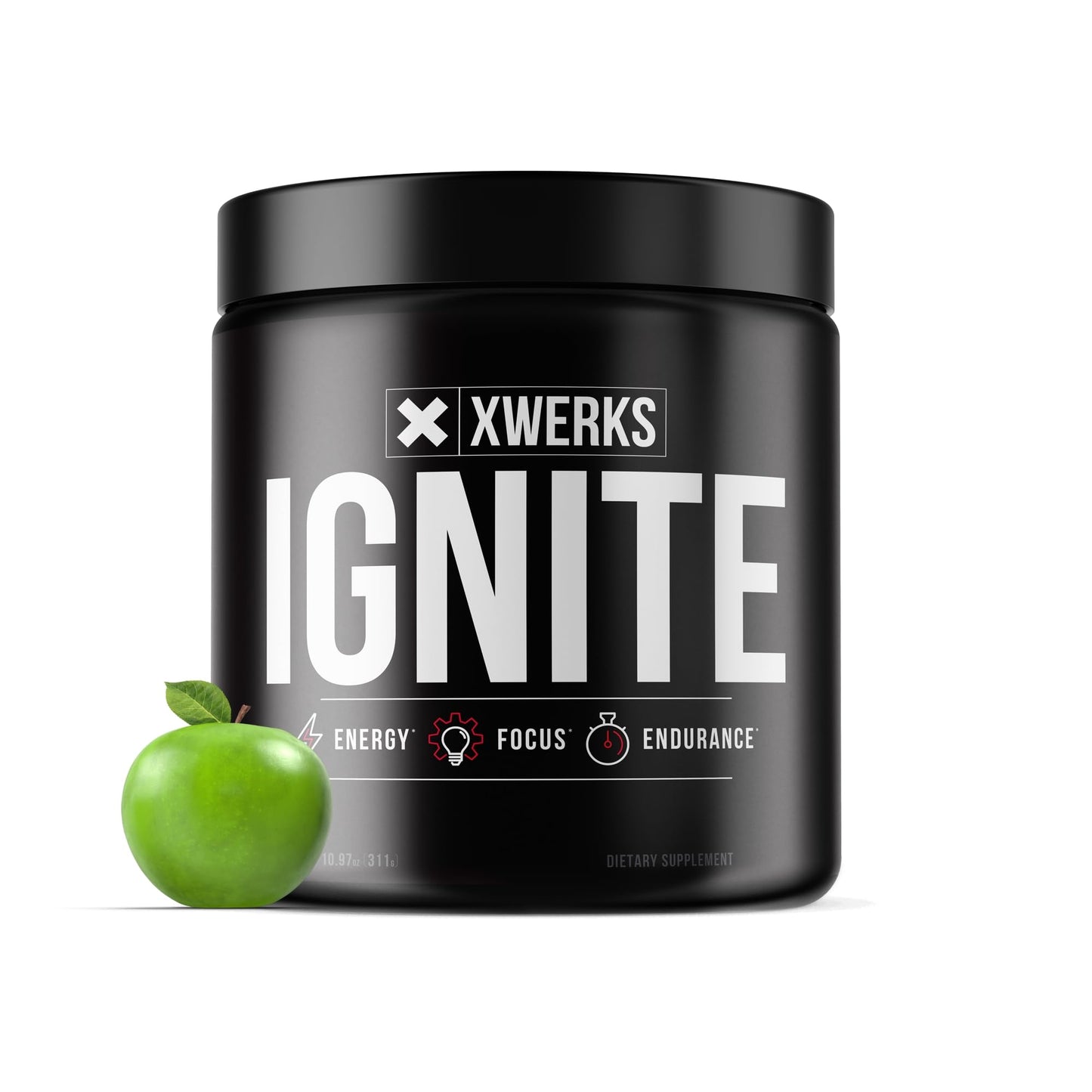 Xwerks Ignite Pre Workout Powder for Men and Women, Natural Preworkout Energy Drink Powder, Gluten Free Keto Formula for Endurance Stamina and Workout Focus, 150 mg Caffeine, 30 Servings, Orange