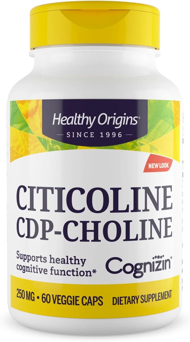 Healthy Origins Cognizin Citicoline 250 mg, 60 Veggie Caps