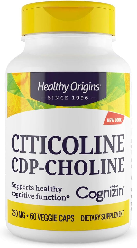 Healthy Origins Cognizin Citicoline 250 mg, 60 Veggie Caps