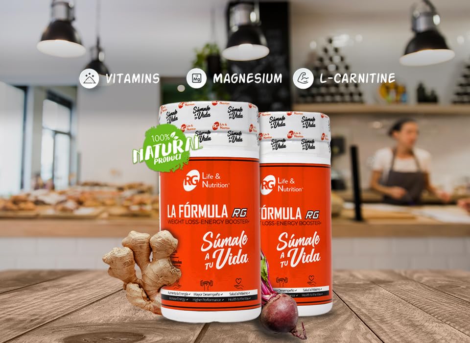 RG LIFE & NUTRITION - Weight Loss Pills, Energy Booster and Fat Burner with Magnesium