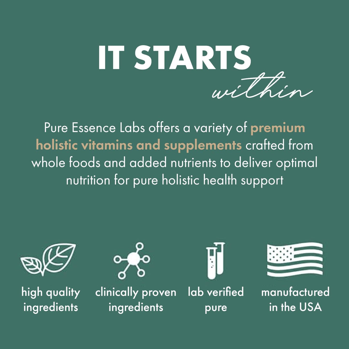 PURE ESSENCE LABS Organic Turkey Tail 4X Mushroom Extract, Vegan Mushrooms Supplement for Immune Building, 30 Capsules
