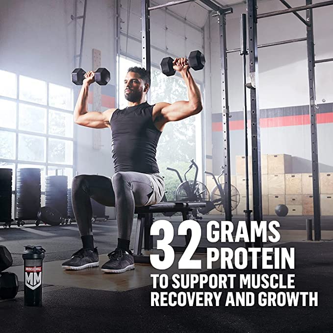 Muscle Milk Genuine Protein Powder, Cookies 'N Crème, 1.93 Pounds, 12 Servings