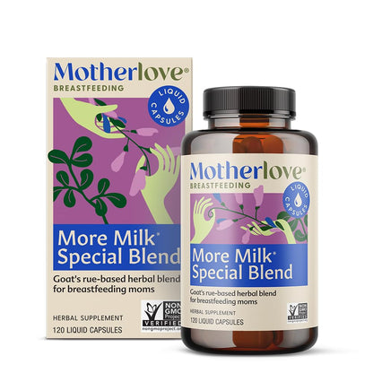 Motherlove More Milk Special Blend (120 Capsule Value Size) Herbal Lactation Supplement