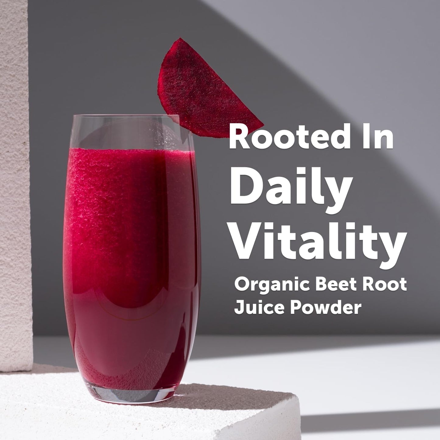 Micro Ingredients Organic Beet Root Juice Powder, 1 Pound | Water Soluble, Raw Beet Supplement | Powder Drink Mix for Smoothies & Recipes | Non-GMO, Vegan Friendly, Plant Based