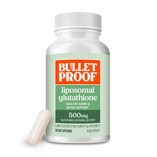 Bulletproof Liposomal Glutathione Force Antioxidant Capsules, 30 Count, Supplement for Liver & Immune Support, 30 Servings