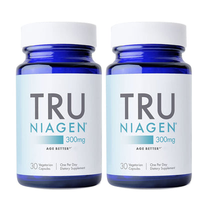 TRU NIAGEN Patented NAD+ Supplement, 300mg Niagen, 30 Servings | Nicotinamide Riboside (NR) Take 1 Daily | 1 Bottle