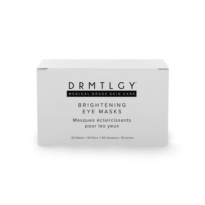 DRMTLGY Brightening Eye Masks - Caffeine Eye Masks for Dark Circles and Puffiness