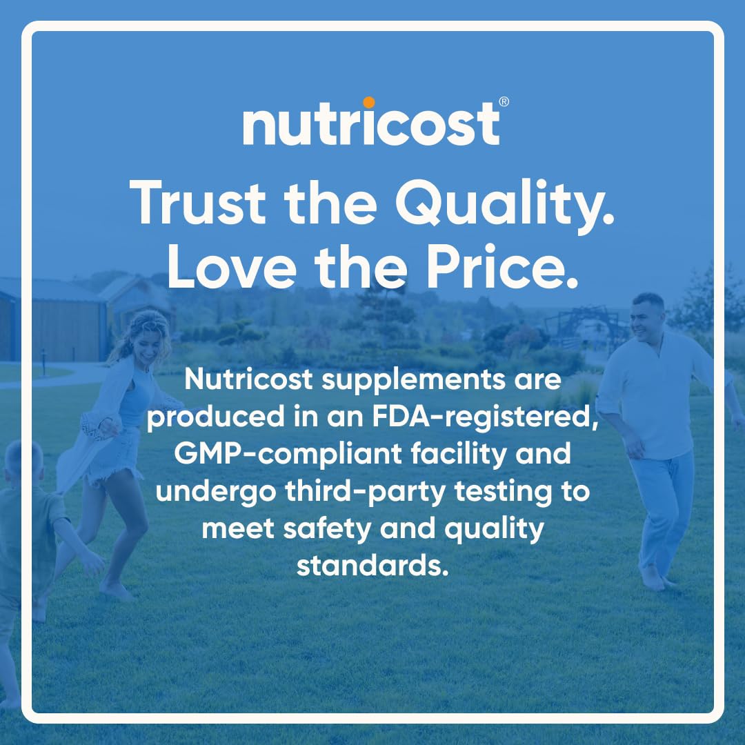 Nutricost Alpha Lipoic Acid 600mg Per Serving, 240 Capsules | Gluten Free, Vegetarian Capsules, Soy Free & GMO-Free