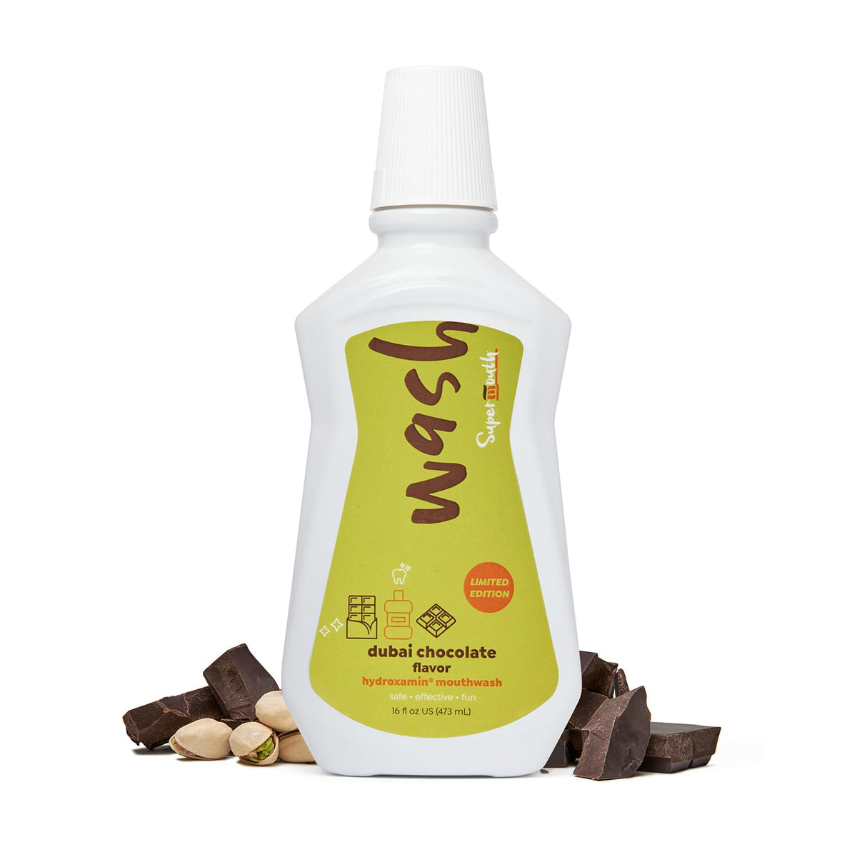 SuperMouth Nano Hydroxyapatite Mouthwash, Fluoride Free, Mint