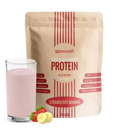 UpNourish Chocolate Vegan Protein Powder 54 Superfoods Powder,1.5 Billion CFU Probiotics 21g Plant Based Protein,No Sugar No Dairy No GMO Dairy Free,Meal Replacement Shake Keto-Friendly Low-Carb Diet,15 Servings