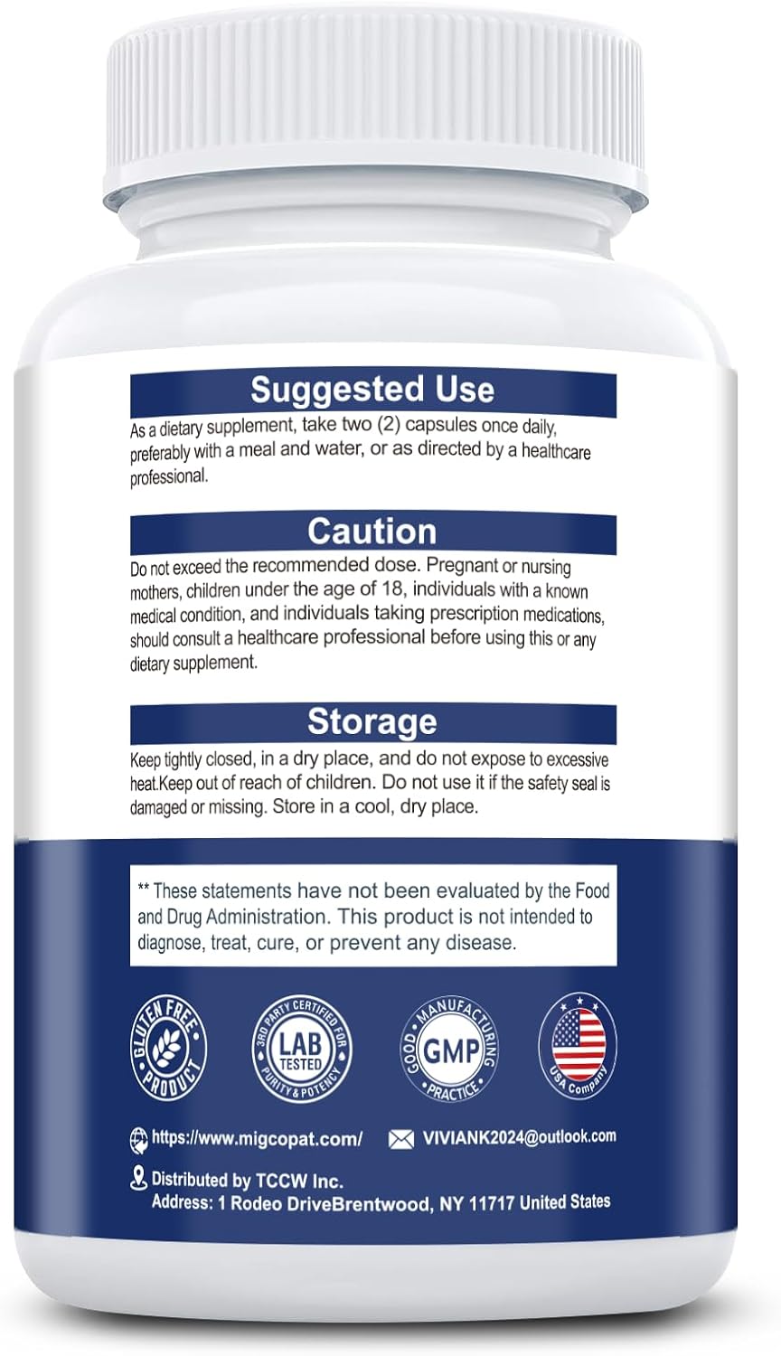 Brain Supplements for Memory & Focus - Nootropic with Bacopa Monnieri, Lion's Mane, Alpha GPC, Phosphatidylserine | Supports Mental Clarity & Cognitive Function | Vitamin B6 & B12-120 Capsules