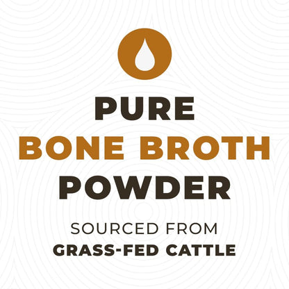 Beef and Chicken Bone Broth Powder Combo for Dogs and Cats – Human Grade Grass-Fed Bone Broth for Picky Eaters – Supports Joints and Gut Health – Dog Food Toppers