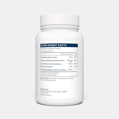 Renue By Science TMG | High Strength TMG Supplements | 120 Trimethylglycine Capsules - 900mg TMG per Serving with Vitamin B12 Vitamin B6 Folate & Zinc | Made in the USA & Third-Party Tested