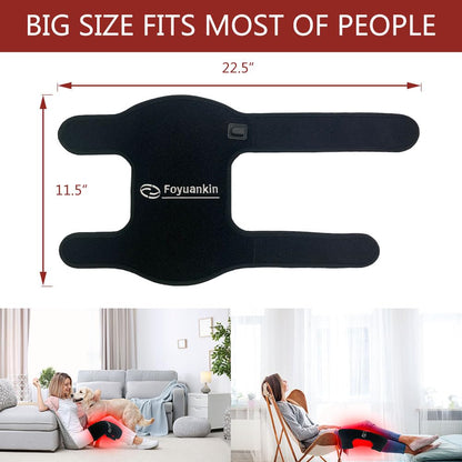 Foyuankin 660nm Red Light Therapy Pad for Joints, 850nm Infrared Light Benefits for Joint