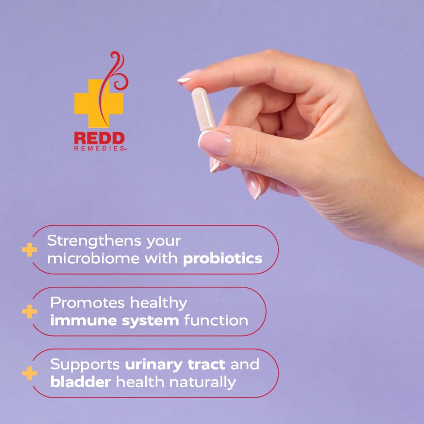 Redd Remedies, UT Soothe with Probiotics, Promotes Overall Urinary Tract and Bladder Health, 60 Vegetarian Capsules
