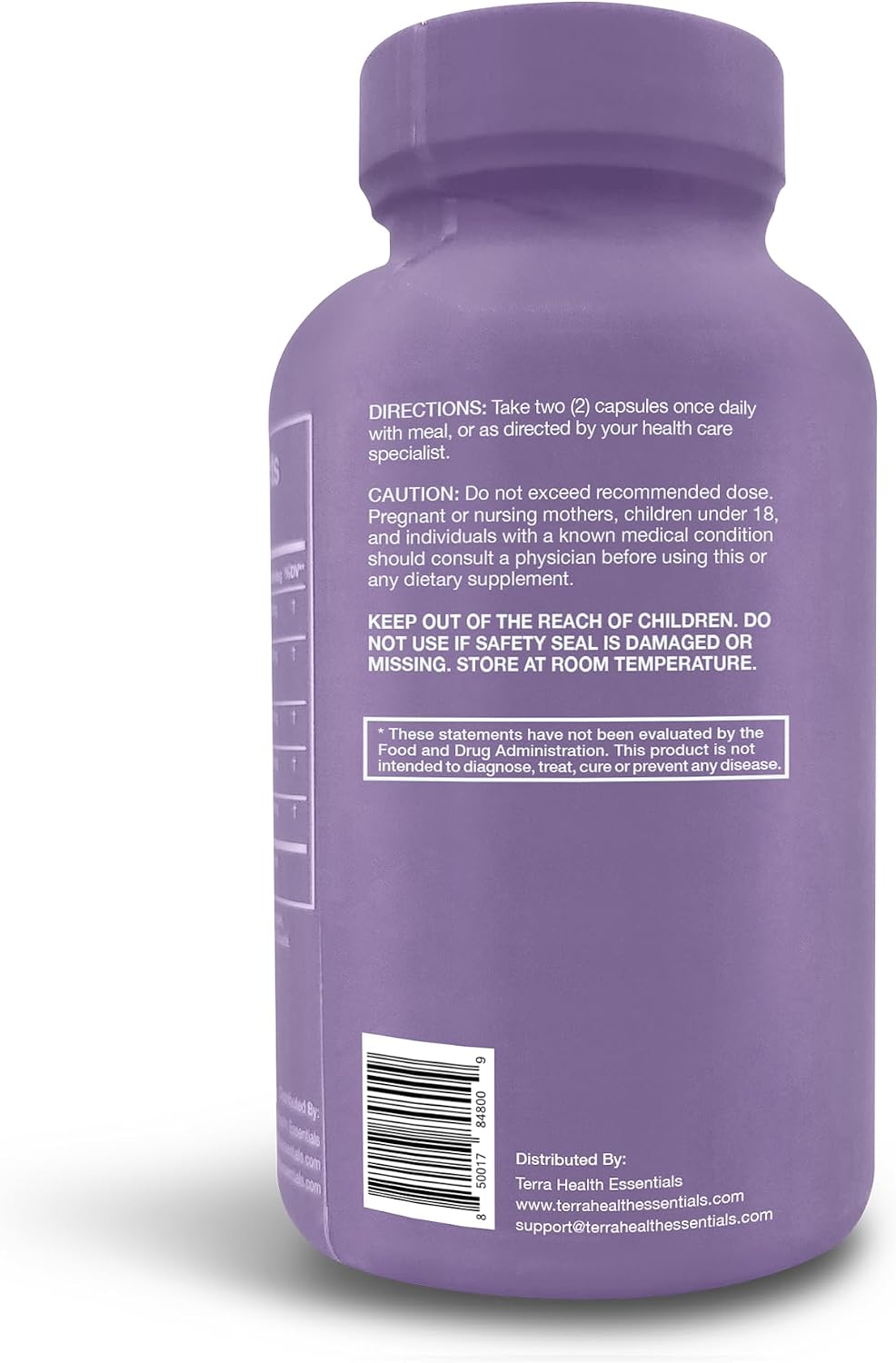 Terra Health Essentials Advanced Probiotics | 50 Billion CFU | Reduce Bloating & Gas, Immune Support | 30-Day Supply (60 Capsules)