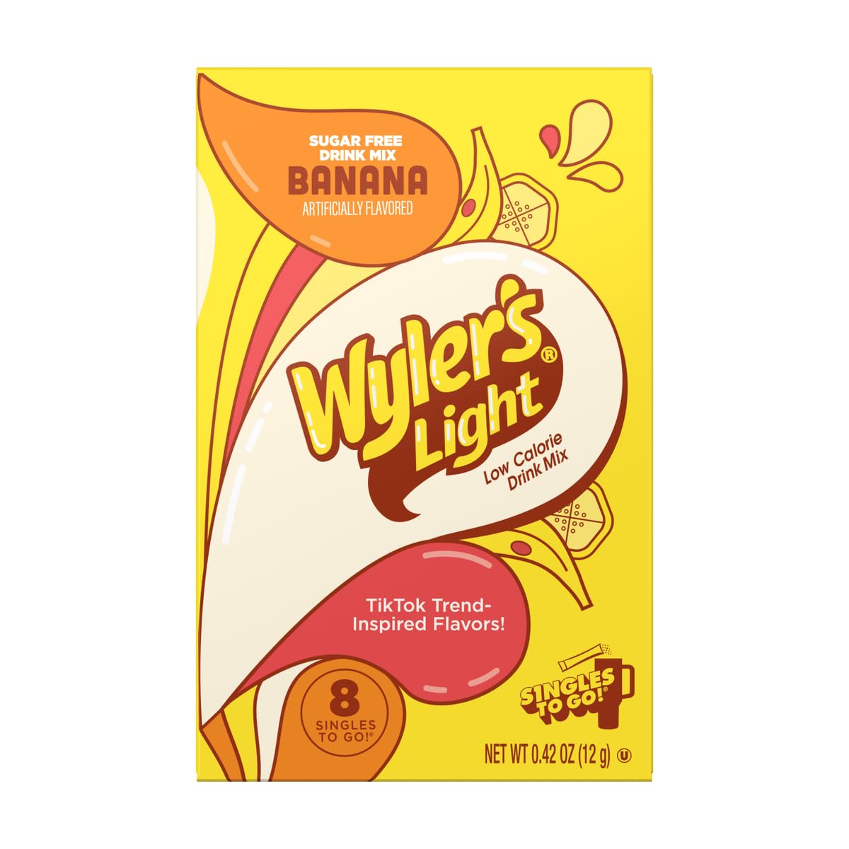 Wyler's Light Cotton Candy Singles To Go Drink Mix - 8 CT, Pack of 3