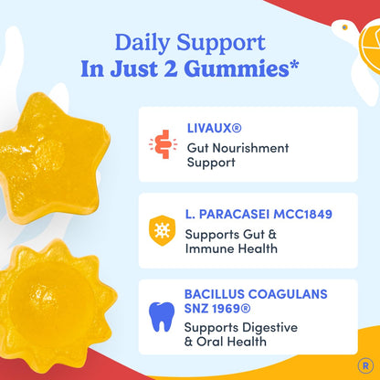 FIRST DAY Probiotic for Teens Ages 13-18, 3-in-1 Gummies, 60ct