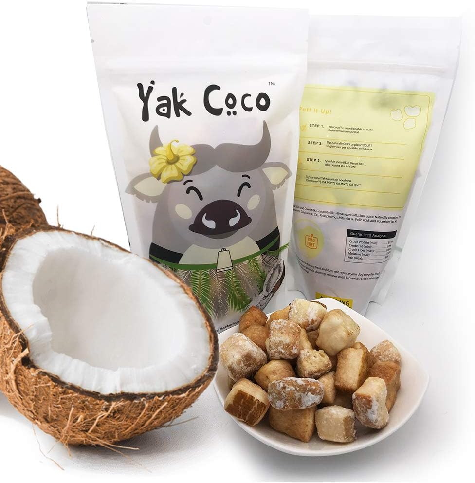 Yak Gold Original Functional Himalayan Yak Cheese Puff Chew for Dogs 3-Pack 12oz – Great Training Treat – Mint, Coconut, and Turmeric Active Ingredients