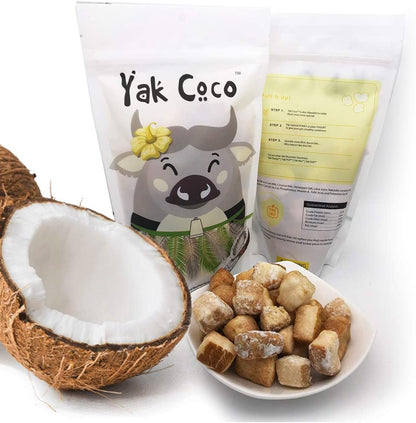 Yak Gold Original Functional Himalayan Yak Cheese Puff Chew for Dogs 3-Pack 12oz – Great Training Treat – Mint, Coconut, and Turmeric Active Ingredients
