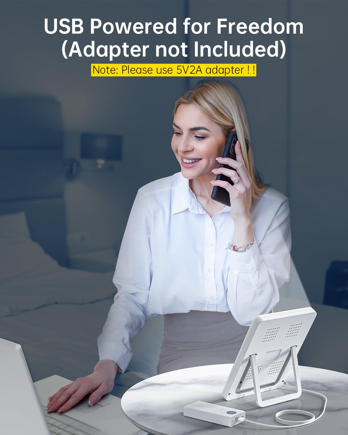 SUXIO Light Therapy Lamp - 10000 Lux Therapy Light, 3 Timing & Mode Happy Lamp