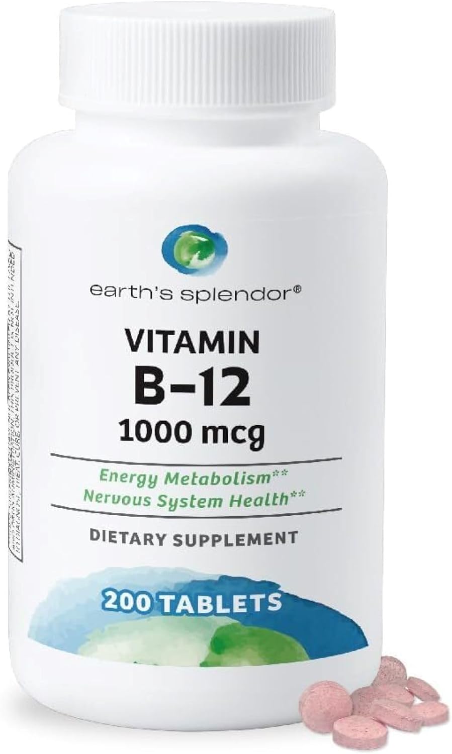 Vitamin B12 1000mcg Energy Support 200 Tablets