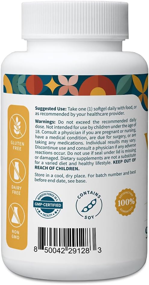 Pattern Wellness Vitamin E 400 IU – Supports Antioxidant, Immune & Cellular Health – 90 Softgels, 3rd Party Lab Tested