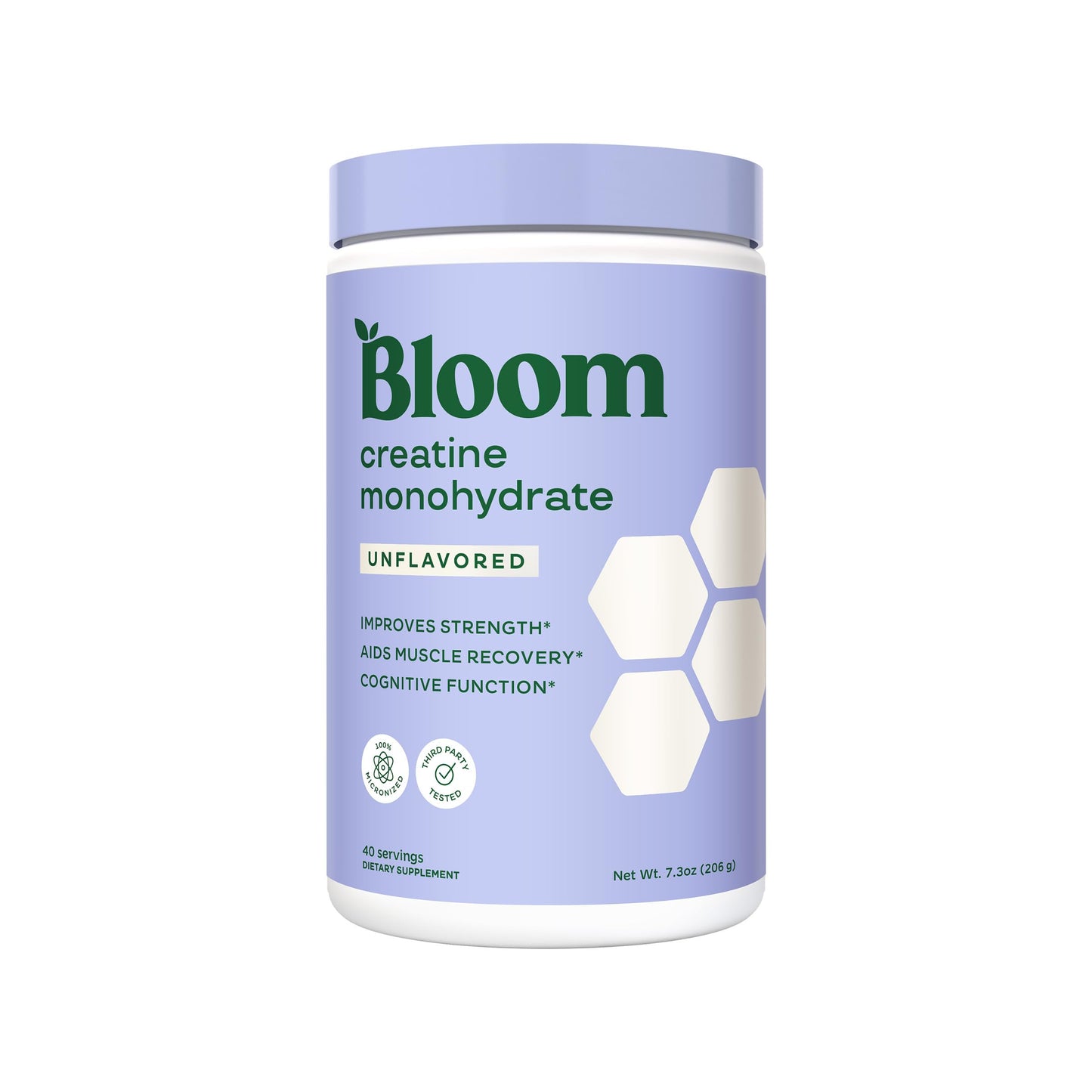 Bloom Nutrition Creatine Monohydrate Powder, Raspberry Lemon, 40 Servings | 5g Micronized Creatine, Supports Muscle Recovery, Strength, Endurance, Pre or Post Workout, Gluten Free, Non GMO