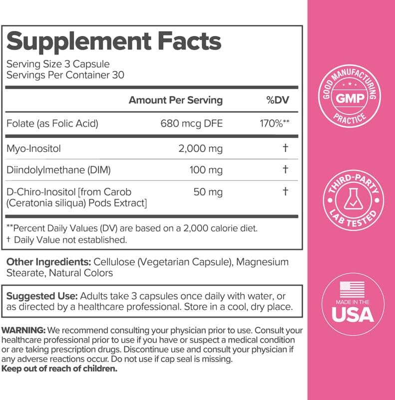 FLO Ovarian for Cycle Regularity – Myo & D-Chiro Inositol – 30-Day Supply