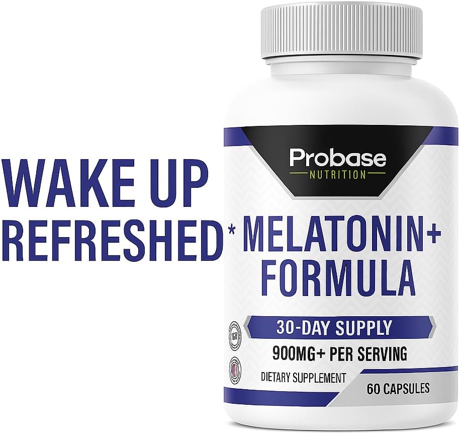 Probase Nutrition Melatonin+ Formula 60 Capsules 30-Day Supply