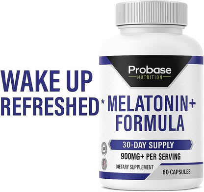 Probase Nutrition Melatonin+ Formula 60 Capsules 30-Day Supply