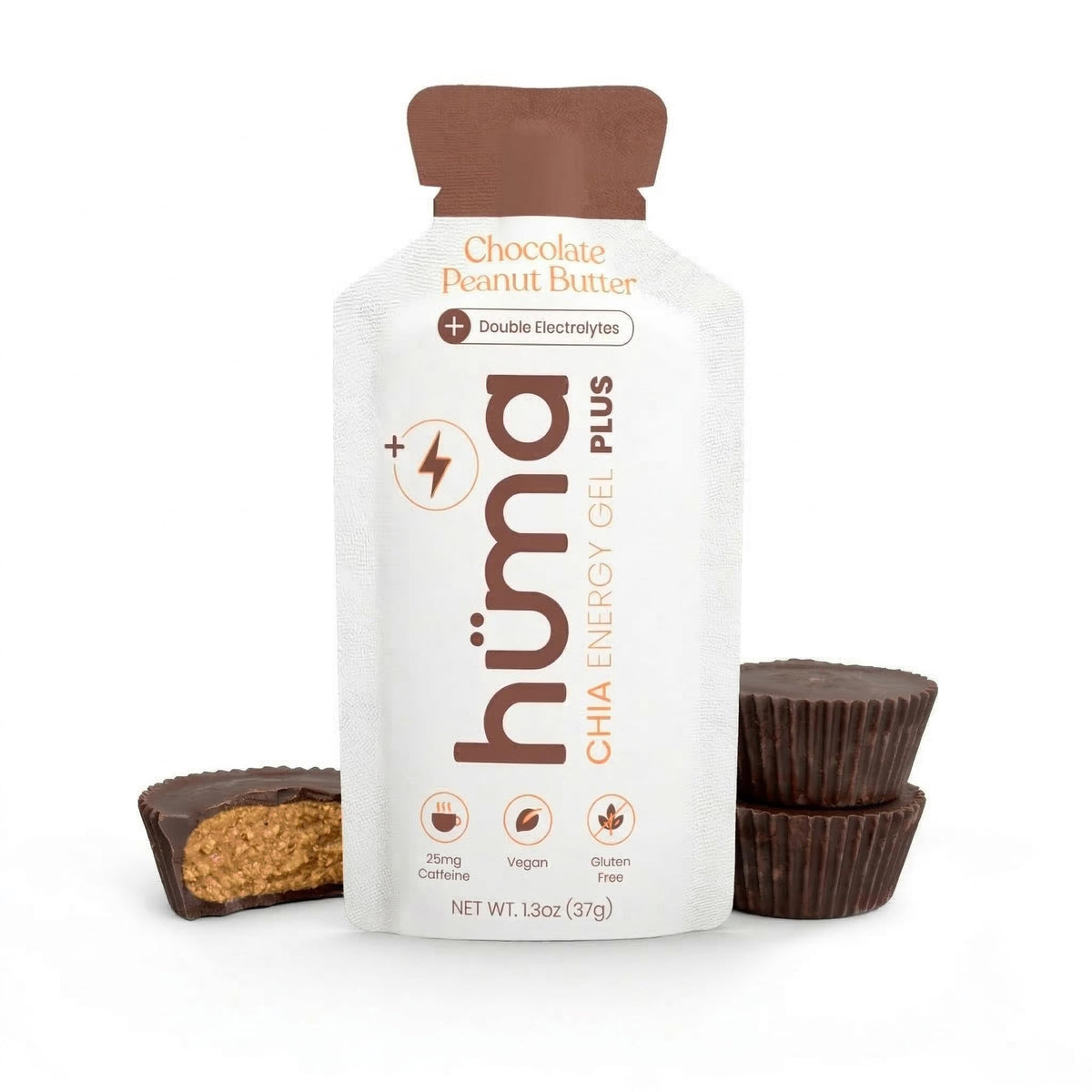 Huma Plus - Chia Energy Gel, Variety, 12 Gels