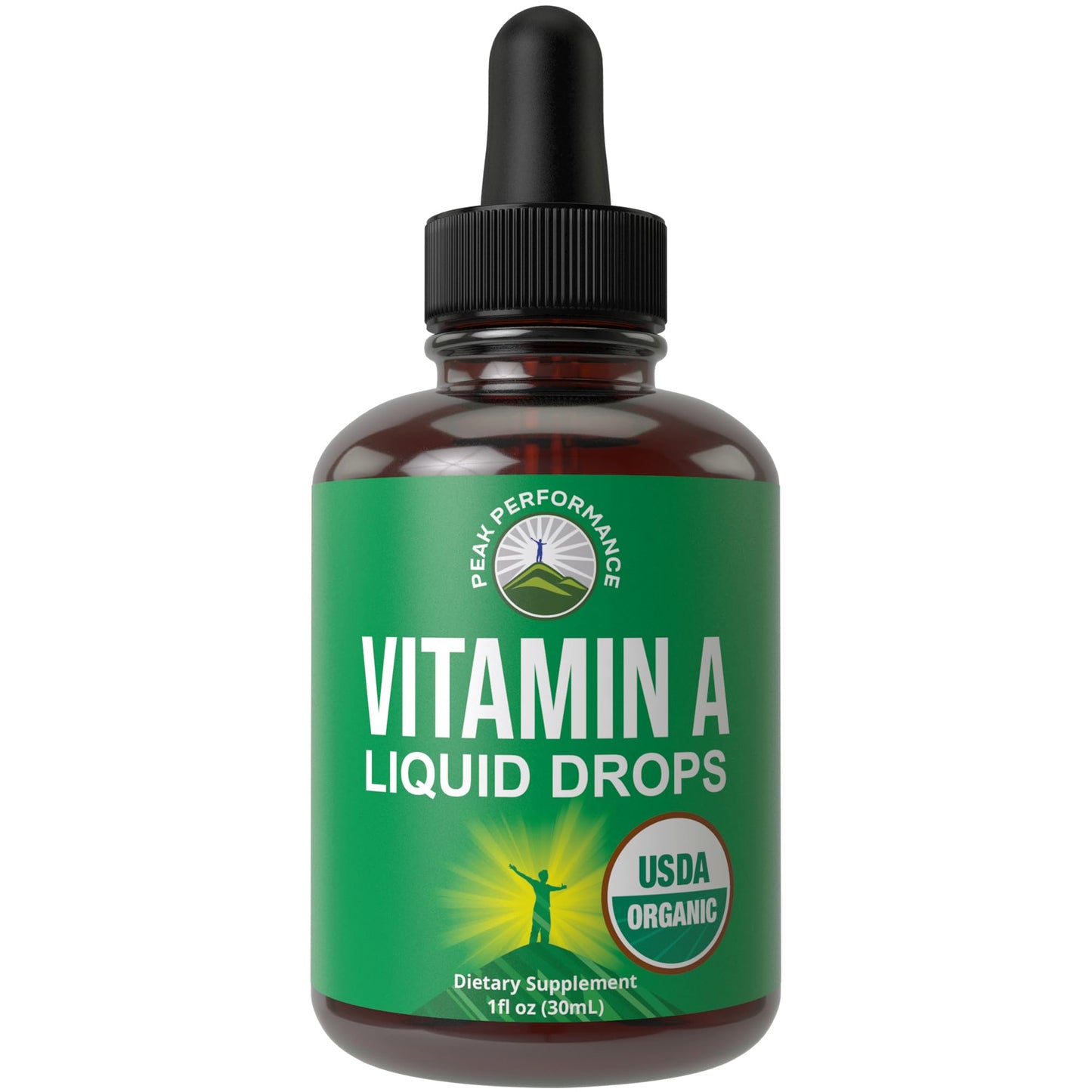 Certified Organic Vitamin A 5000 IU Supplement Capsules - High Potency Vitamins - for Adults, Men, Women, Kids - Made with Carrot Juice - Great for Immune, Skin, Eye Support - Non GMO, Vegan Pills