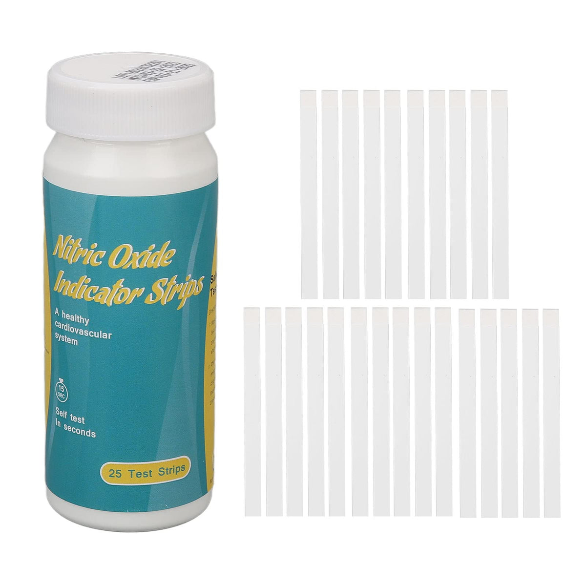 Nitric Oxide Test Strips, 25 Strips Salivary Nitric Oxide Test Strip Instant Results for Daily