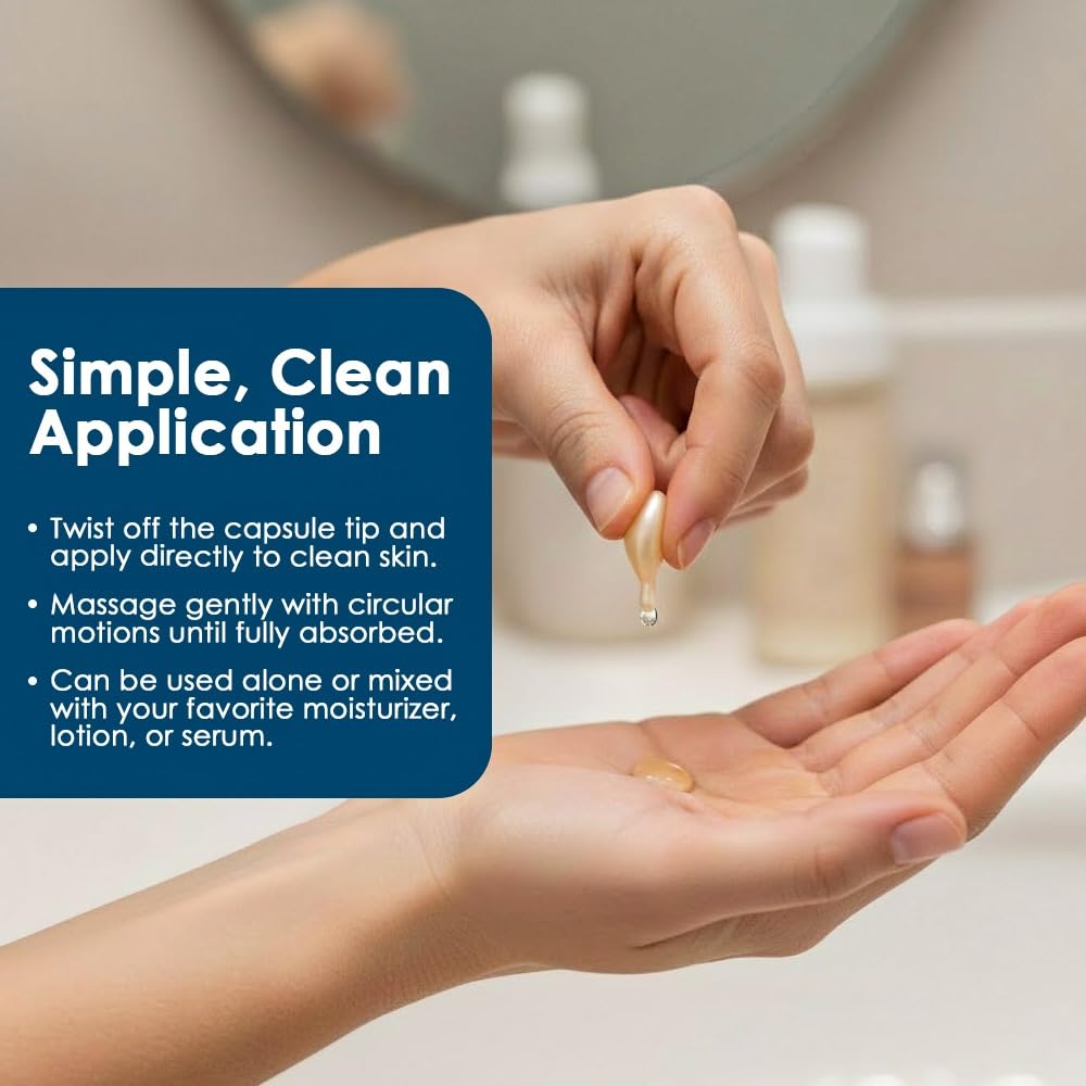 Vitamin E Topical Skin Oil Capsules, Royal Jelly, 2-Pack