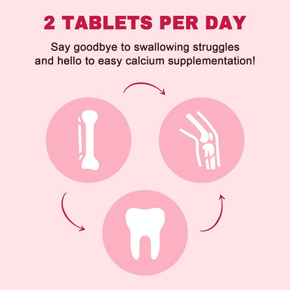 Calcium Citrate 1200 mg with Vitamin D3 Supplement for Women & Men, Calcium Magnesium Zinc D3 for Bone Muscle & Teeth Health - 120 Count - 60 Day Vegan Supply