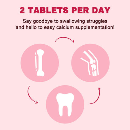 Calcium Citrate 1200 mg with Vitamin D3 Supplement for Women & Men, Calcium Magnesium Zinc D3 for Bone Muscle & Teeth Health - 120 Count - 60 Day Vegan Supply