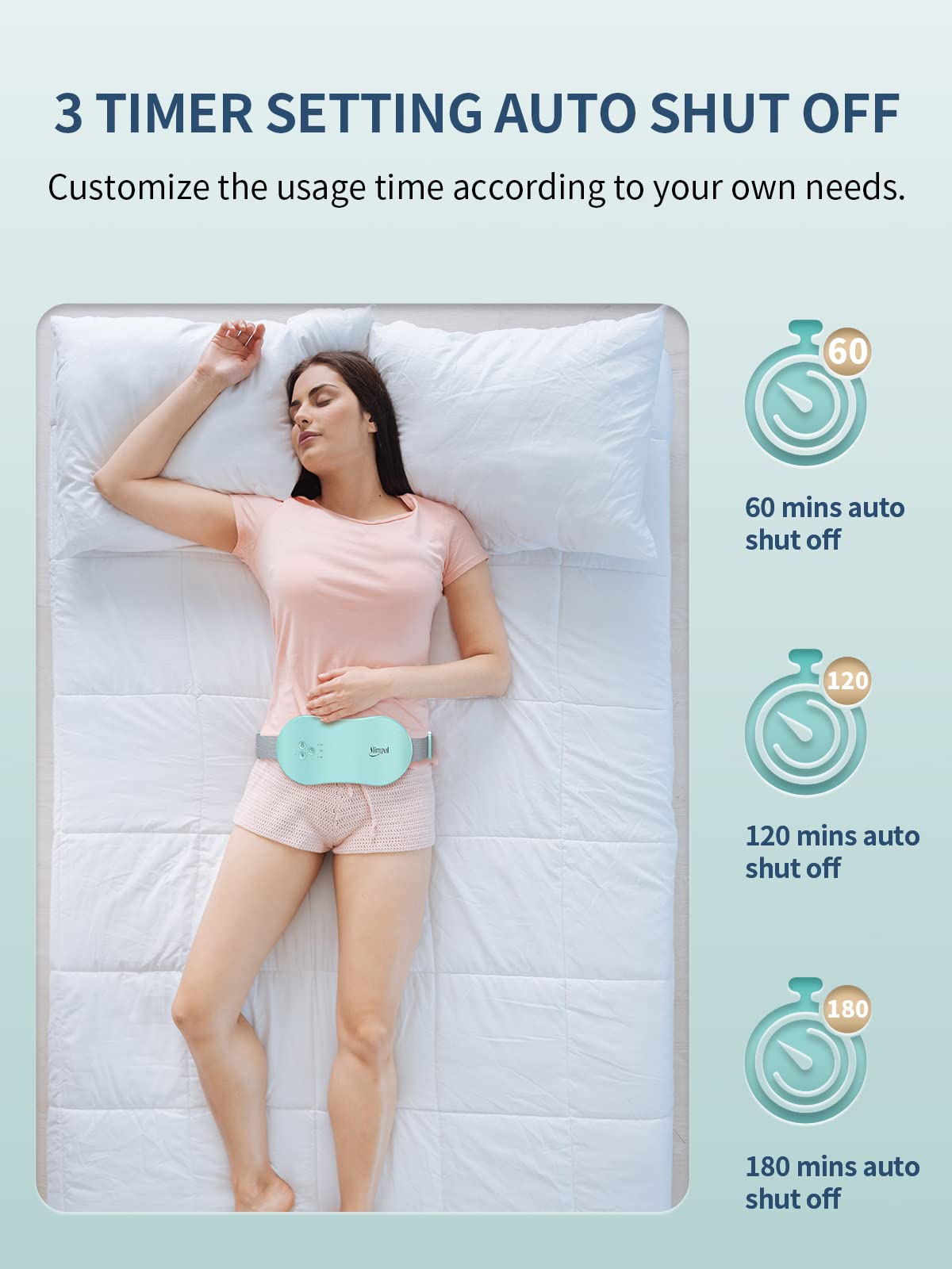 Slimpal Period Heating Pad for Cramps, FSA HSA Eligible Approved, Portable Heat Pad