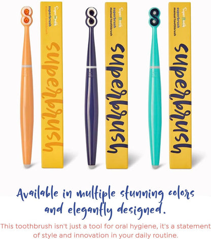 SuperMouth SuperBrush Ultra Soft Toothbrush, Sensitive Teeth, Mint
