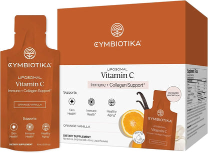 CYMBIOTIKA Liposomal Vitamin C 1000mg with Biotin for Skin