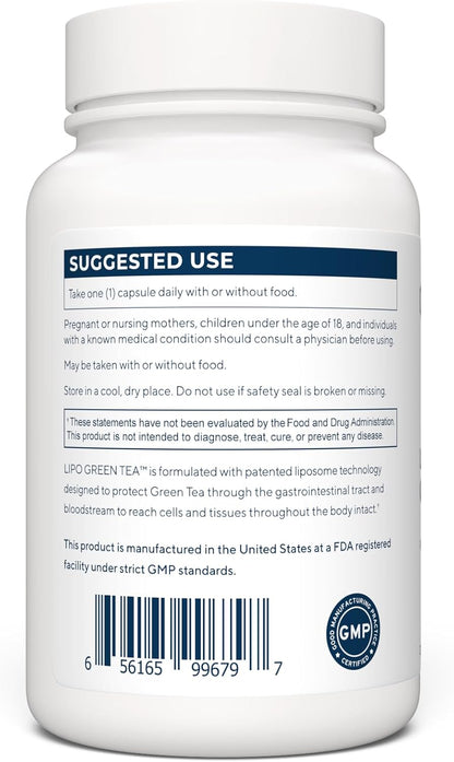 Renue By Science Green Tea Extract | High Strength Liposomal Supplement | 90 Capsules - 75mg Green Tea per Serving | Non-GMO | Made in the USA & Third-Party Tested