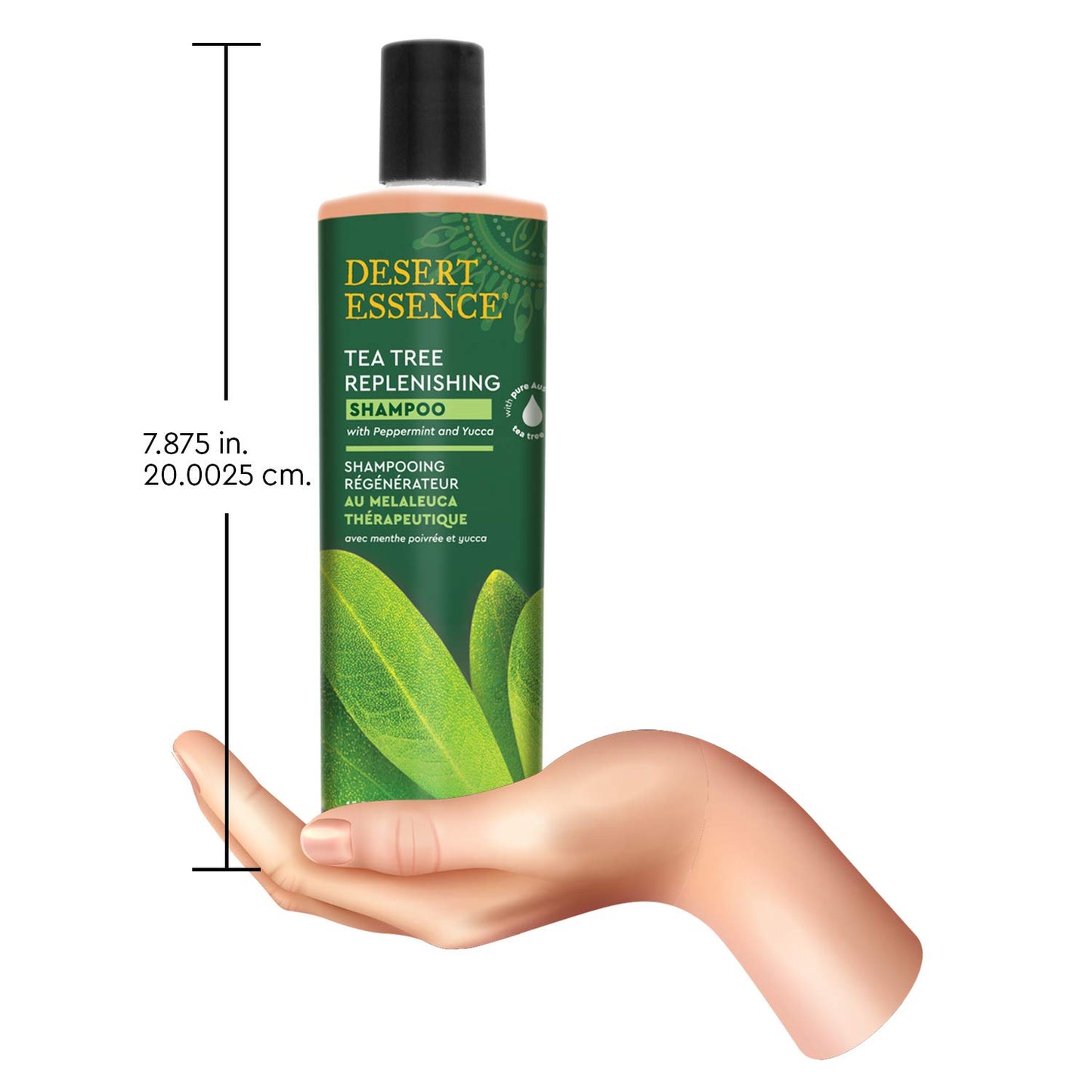 Desert Essence, Shampoo Tea Tree Replenishing, 12.9 Fl Oz