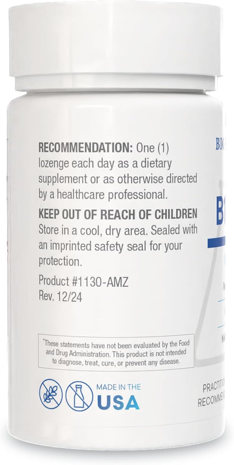 BIOTICS RESEARCH B12-2000™ Vitamin B12 2000 mcg, B6, Folate–B12 Sublingual Lozenges, Methylation Support Supplement, High Potency, Highly Absorbable, Natural, Berry Flavor, Dissolves Easily–60 Count