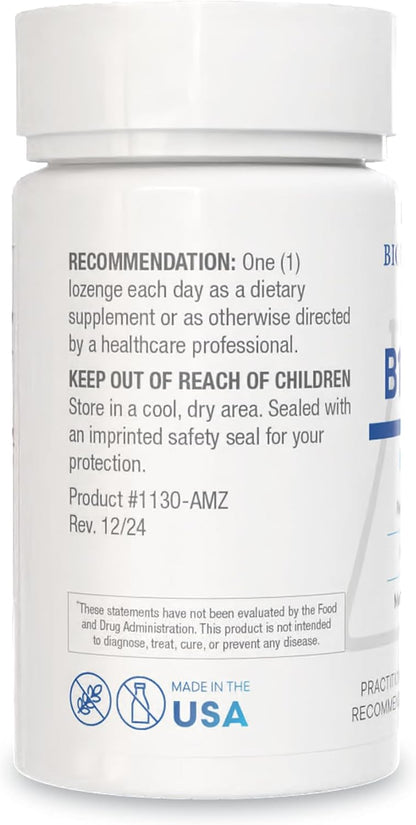 BIOTICS RESEARCH B12-2000™ Vitamin B12 2000 mcg, B6, Folate–B12 Sublingual Lozenges, Methylation Support Supplement, High Potency, Highly Absorbable, Natural, Berry Flavor, Dissolves Easily–60 Count