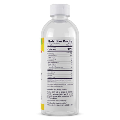 Healthy Origins Coconut Oil Liquid, 100% Virgin, 20 fl Oz