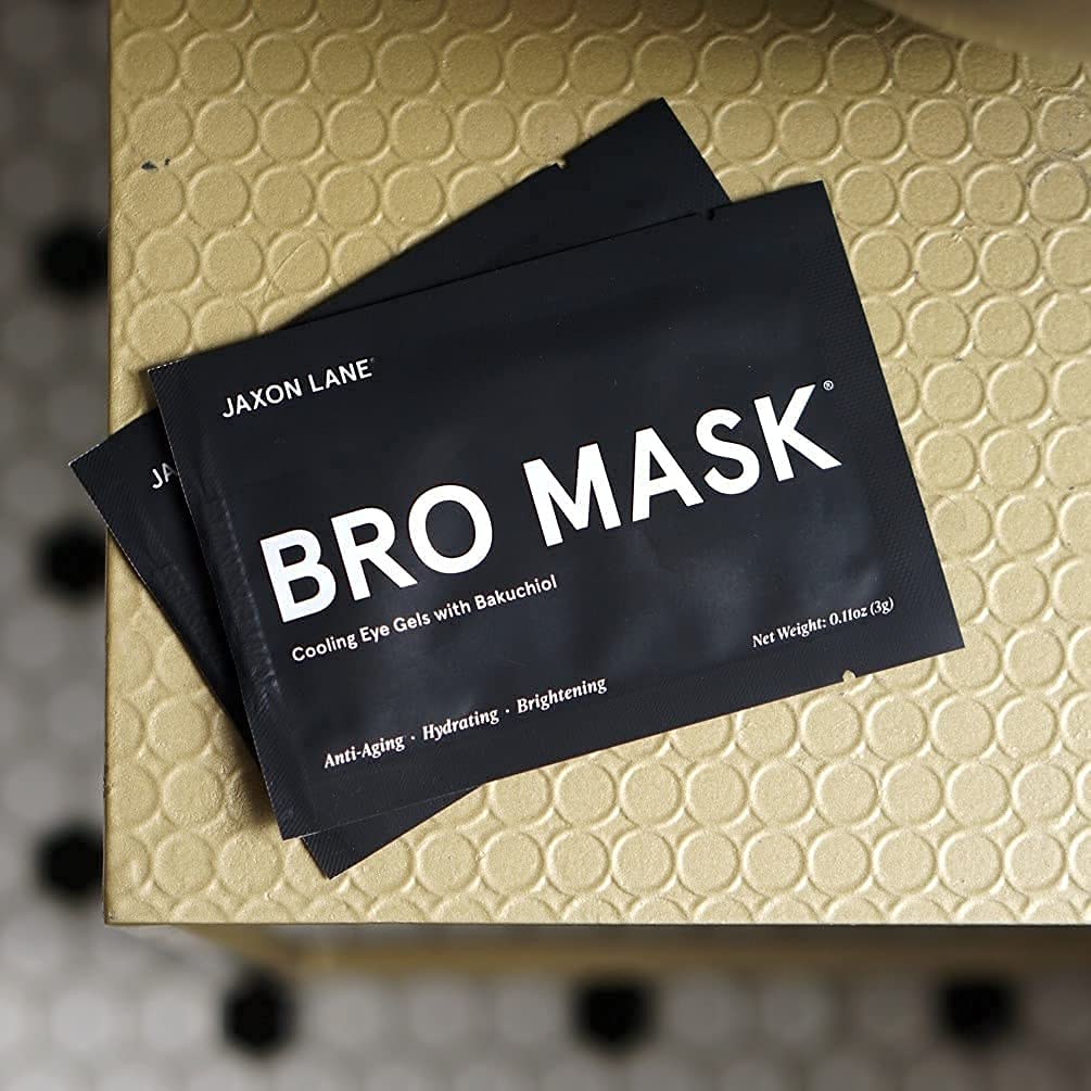 BRO MASK Under Eye Gel Pads: Cooling Eye Patches for Dark Circles and Puffiness