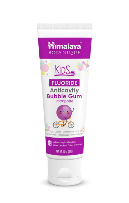 Himalaya Botanique Anticavity Fluoride Toothpaste, Fluoride with Multi-Benefit Support, Fights Cavities, Strengthens Enamel, Promotes Remineralization, Mint Flavor, 4 oz.