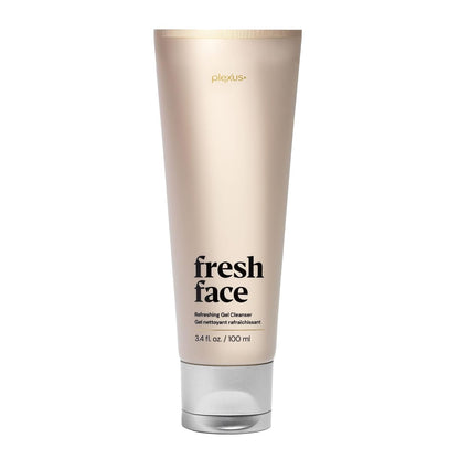 Plexus Fresh Face™ Refreshing Gel Cleanser | 3.4 Fl Oz | pH-Balanced | Hydrating gel removes makeup & impurities. Microbiome-supporting with hibiscus, dragon fruit & hyaluronic acid