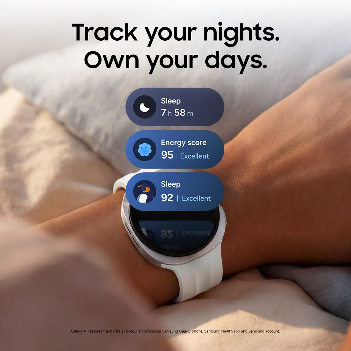 Samsung Galaxy Watch9, Cream, 40mm Bluetooth Smartwatch